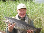 Some great trout on Lough Ennell last week Michael Flanagan with his 5.4lb trout
