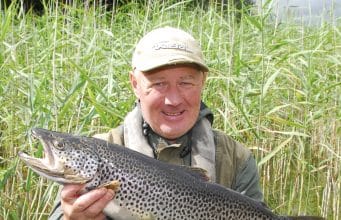 Some great trout on Lough Ennell last week Michael Flanagan with his 5.4lb trout