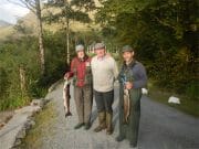 Experience tells as conditions fustrate anglers in Delphi Margaret and Paul Simms