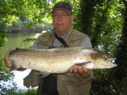 14 salmon in 3 days on the Munster Blackwater with guide Jason O'Riordan Maurice Brolly with a big Autumn salmon that was released.