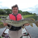 Alain Vandenbossche from Belgium with his first ever Pike.