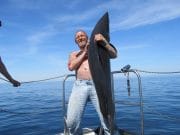 170lb porbeagle shark caught off Red Bay 170lb porbeagle shark