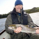 Roger Thompson 4.5lbs Corrib salmon, September 2013