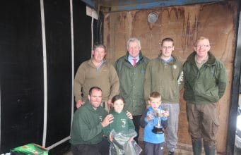 The winners in the under 13 section - a 5 year old won!