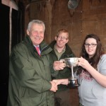 This photo is of the winner Ashylyn McCabe (under 18 section) with Minister & CEO