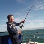 Wicklow Boat Charters – Playing a tope