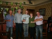 Organizing committee with the winner Keith Murphy