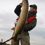 Fin Kasper, Germany, with his best fly-caught pike of 108cm and our winner of ‘Catch of the Week’