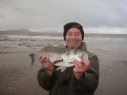 My noble salmon of the sea caught by Kevin Brain Kevin with Salmon of the Sea my Noble Bass