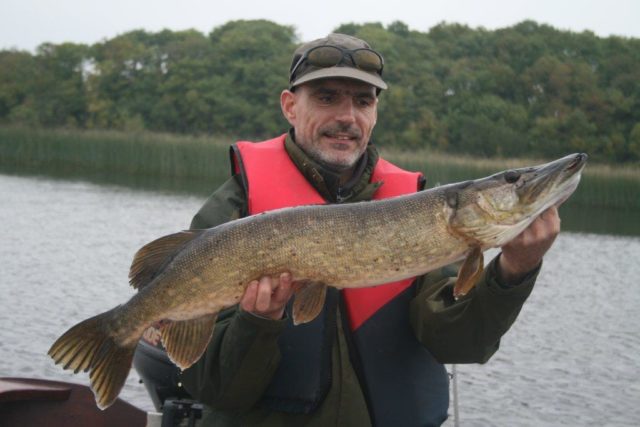 Ronnie with his first Pike.