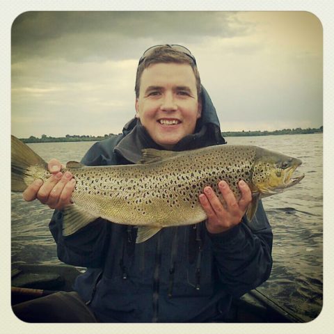 Richie Meacle, Tullamore with his superb Sheelin trout