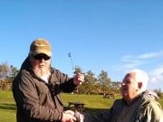 The BOYS from St. Joseph's Deaf/Blind Anglers enjoy good rainbow trout fishing at Rathbeggan Lakes