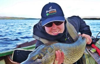 'Catch of the Week' winner Christin Breuker, Germany, with fine pike PB