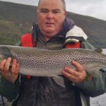 Irish Times – Galway hooker Toby Bradshaw from Galway with a trout of 5.5kg (12lb) caught on Lough Sheelin on a Green Peter .