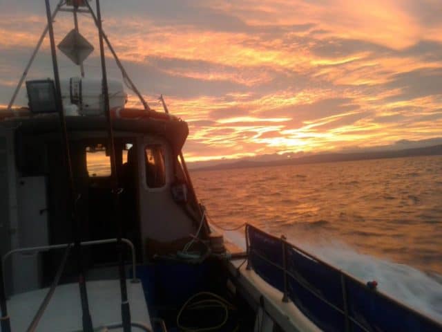 Heading for home...