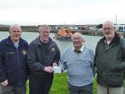 Bushmills Anglers Raise Funds For Portrush Lifeboat – Afloat.ie Bushmills District and Angling Club present a cheque for funds raised to Portrush RNLI. Photo Judy Nelson