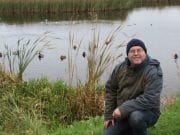 Wildlife at the river’s edge – Limerick Leader Albert on the banks of the Shannon at Westfield Preserve with some feathered friends in the background.