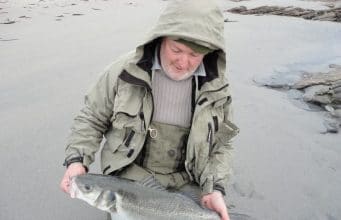 A perfectly camouflaged angler