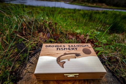Wooden Fly Box Hand Made In Switzerland By Peter Zahnd.