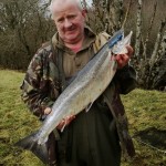 First Salmon caught in Kerry 2014 on the River Flesk