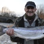 Irish Times – Colin Gardiner from Lurgan with the second spring salmon from the Drowes River this season