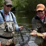 – A nice trout caught New Zealand style.