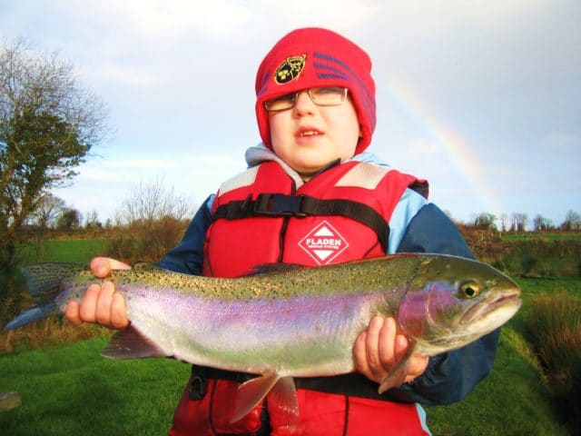 Luke at Ardaire with his cracking fish