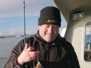 Dogfish, dabs, whiting and Codling and not a reindeer in sight as Boat Team Ireland enjoy Christmas in Cork! Dave Callaghan with another fine Dab.