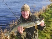 Canal pike on light tackle for Michael Flanagan