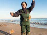 Irish Winter Beach Festival take place on Wexford beaches Shay O’Neill with a double of dabs