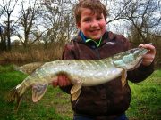 Barrow Piker father and son catch pike from their backwater hideouts in Carlow Junior piker competes with Dad