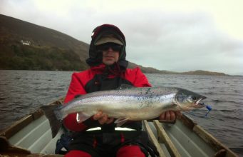 First Salmon caught on the Fly by Mr. Noel Clancy