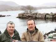 Lightening fresh salmon from the Currane Tom and Neil O'Shea