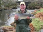 Duff lands Delphi's first salmon of 2014 David Duffy with the first salmon of 2014 from Delphi
