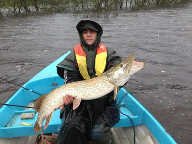 Sean English with his well disserved Pike Sean English with his well deserved pike wins our Catch of the Week