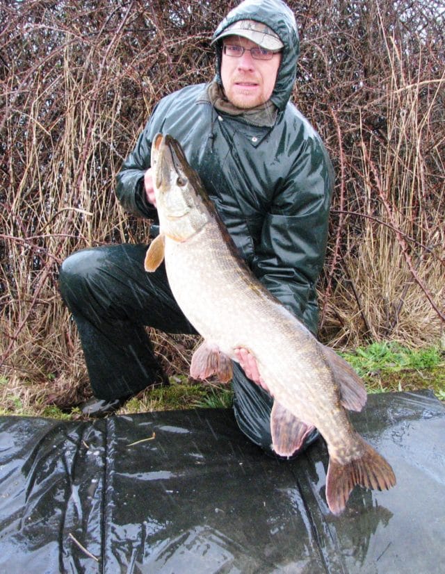 Ben Habekotte from Holland with his 21lb 9oz Pike.