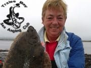 The bog boys from Kerry take on the Clare chums at a stormy Sandy Bay competition Ann Kelter with specimen flounder