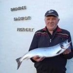 Bill Likely with his fish from the High Bank on rapala on Friday