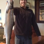 Blackwater – David Jackson with 7lb salmon on March 6th