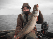 Great fishing in unfavourable conditions on Lough Derg Caoimhghin Phelan on Lough Derg