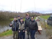 Beginners soak up the info at Clonanav Fly Fishing course The happy bunch at Clonanav