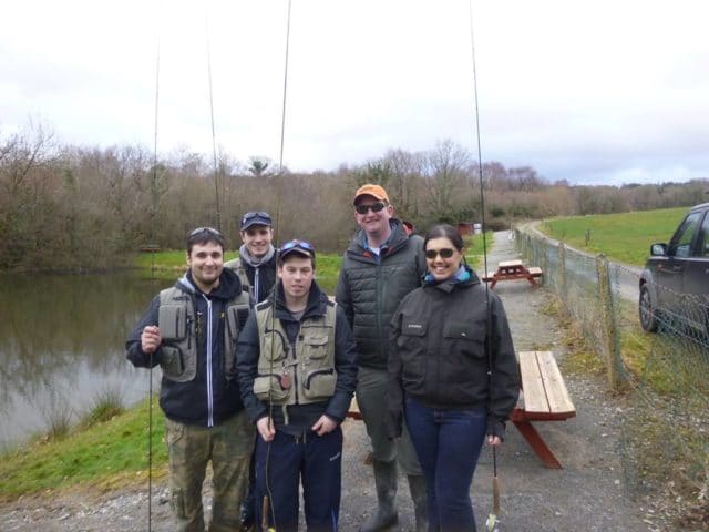 The happy bunch at Clonanav
