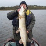 Kevin with another good fish.
