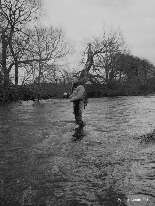 Fly fishing on the Liffey