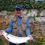 Drowes – Geordie Matier with his fish on Tuesday