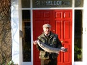 Five in a row for salmon anglers at Delphi Joe Hosey, who travelled from Abbeyleix,had an 11lb 5oz salmon on a Collie Dog from Fin