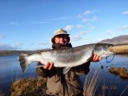 First specimen Sea Trout of 9 lb. captured by UK visitor on Lough Currane