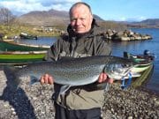 A fine specimen sea trout of 9 lb. for UK visitor reported from Lough Currane