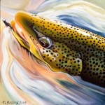 Sheelin – Painting of brown trout