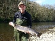 Excellent spring fish on the Munster Blackwater 12 pounder for Declan Burke